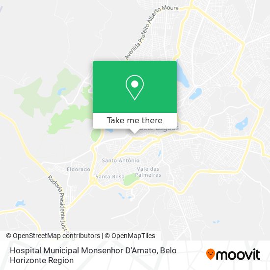 Hospital Municipal Monsenhor D'Amato map