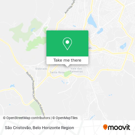 São Cristovão map