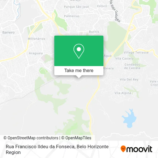 Rua Francisco Ildeu da Fonseca map