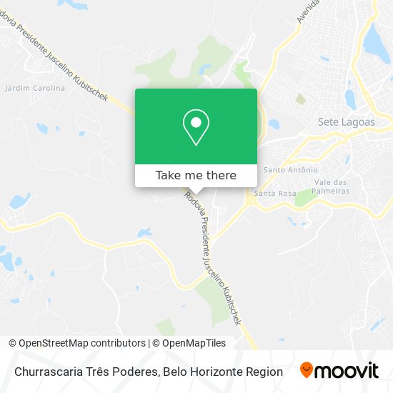 Churrascaria Três Poderes map