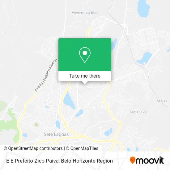 E E Prefeito Zico Paiva map