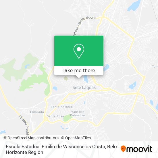 Escola Estadual Emilio de Vasconcelos Costa map