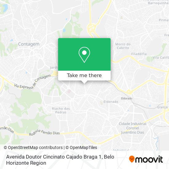 Avenida Doutor Cincinato Cajado Braga 1 map