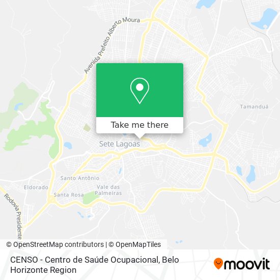 CENSO - Centro de Saúde Ocupacional map