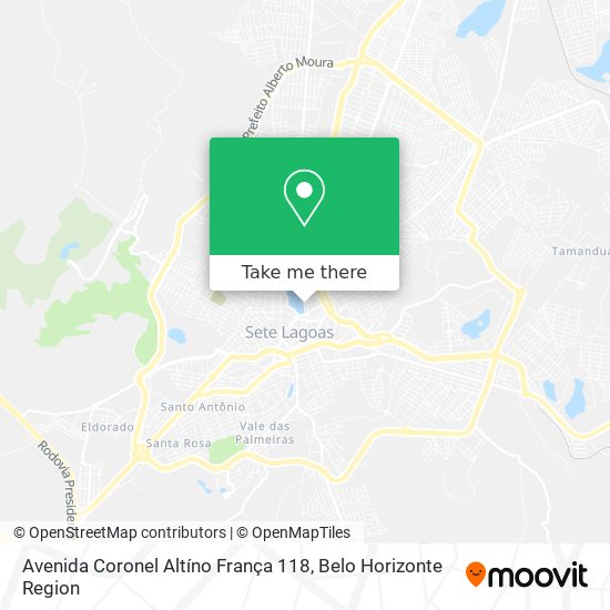 Avenida Coronel Altíno França 118 map