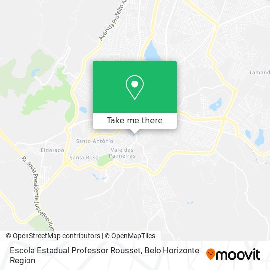Escola Estadual Professor Rousset map