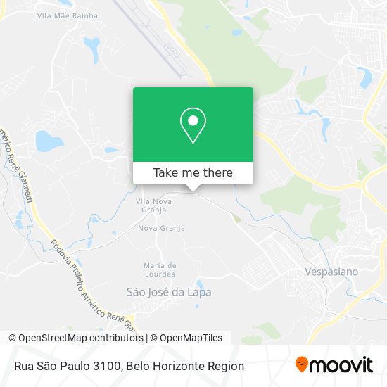 Rua São Paulo 3100 map