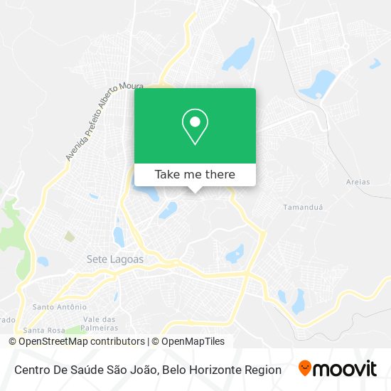 Centro De Saúde São João map