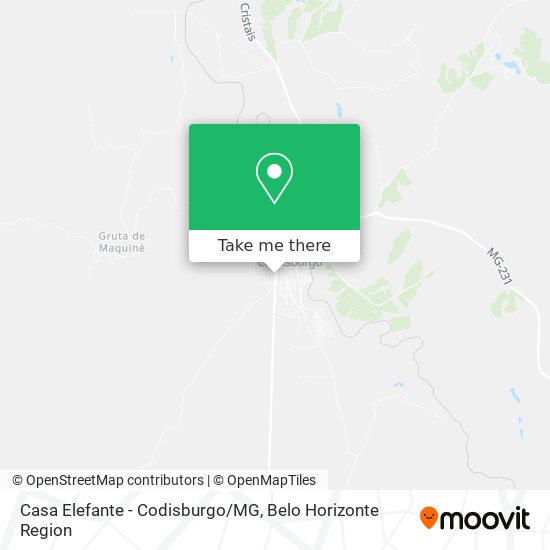 Casa Elefante - Codisburgo/MG map