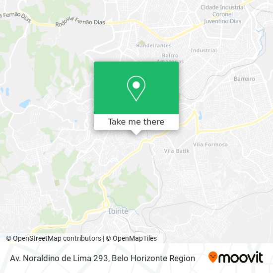 Av. Noraldino de Lima 293 map