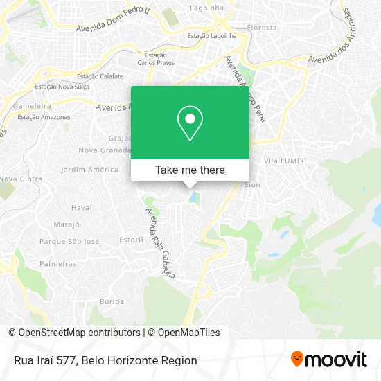 Rua Iraí 577 map