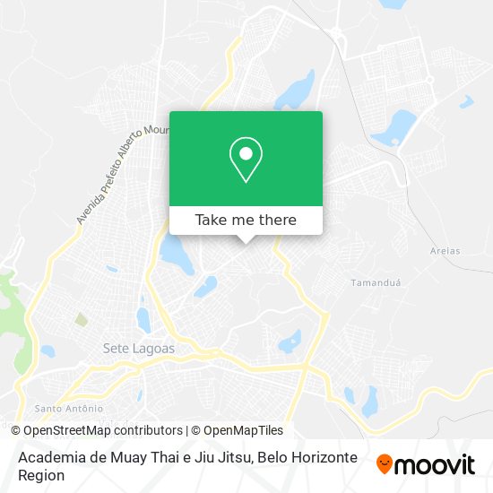 Academia de Muay Thai e Jiu Jitsu map