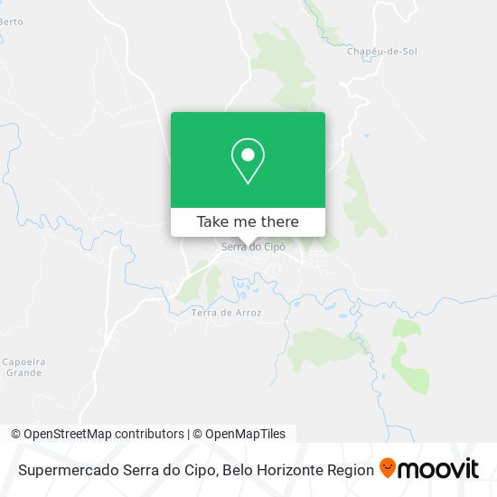 Supermercado Serra do Cipo map