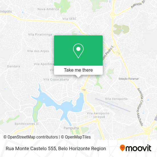 Rua Monte Castelo 555 map