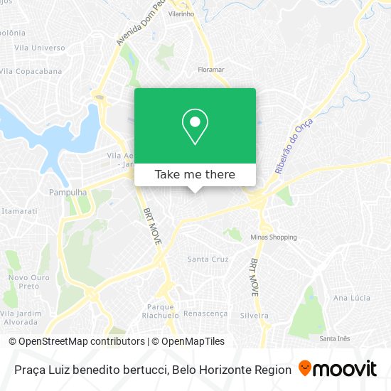 Praça Luiz benedito bertucci map