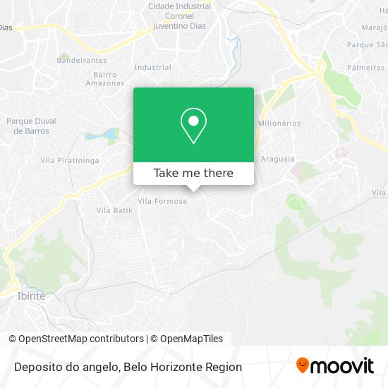 Deposito do angelo map