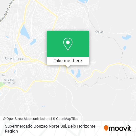 Supermercado Bonzao Norte Sul map