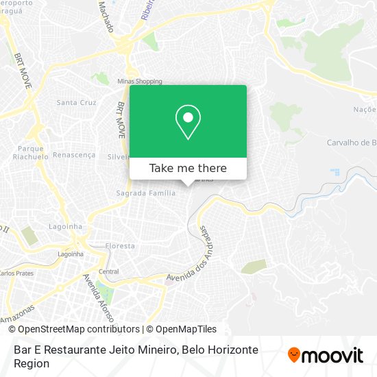 Bar E Restaurante Jeito Mineiro map