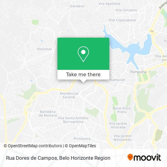 Mapa Rua Dores de Campos