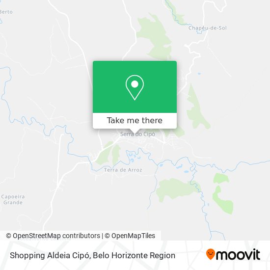 Shopping Aldeia Cipó map
