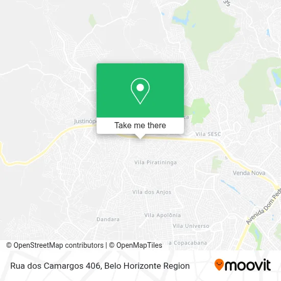 Rua dos Camargos 406 map