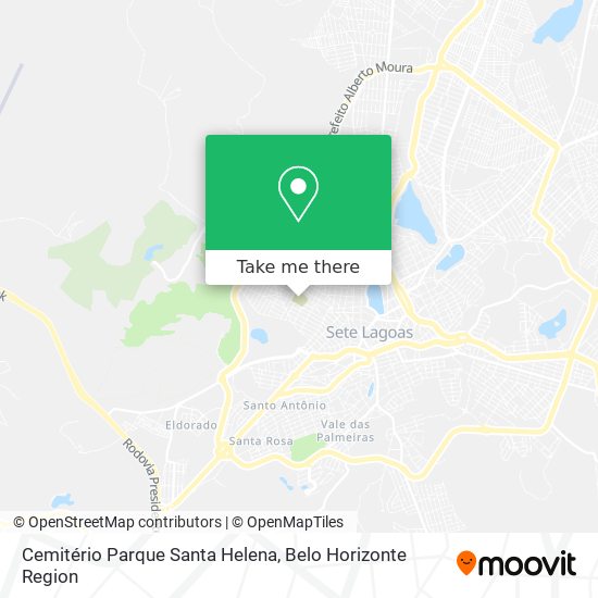 Cemitério Parque Santa Helena map