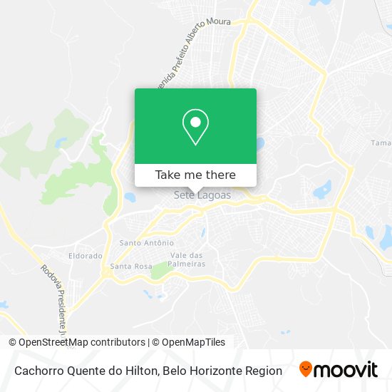 Cachorro Quente do Hilton map