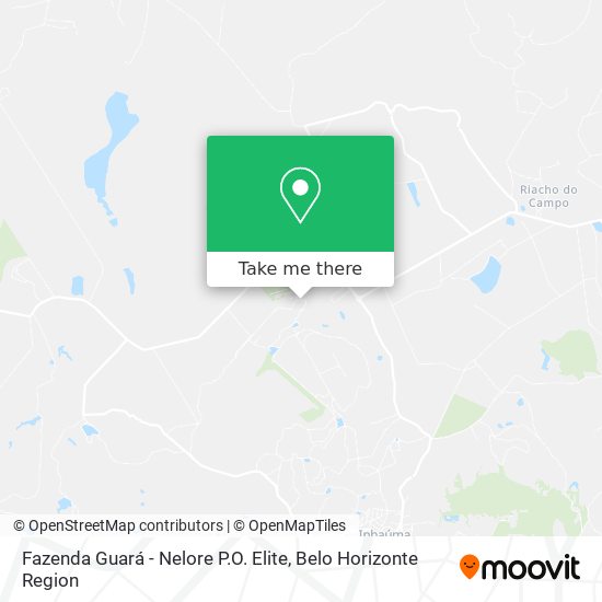 Fazenda Guará - Nelore P.O. Elite map