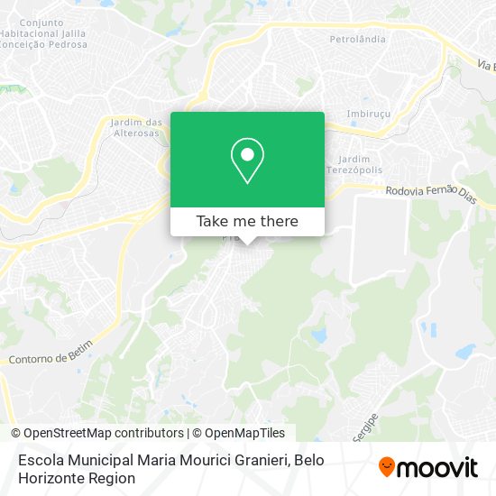 Escola Municipal Maria Mourici Granieri map