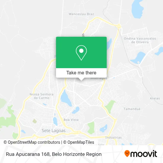 Rua Apucarana 168 map