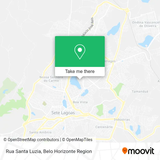 Rua Santa Luzia map