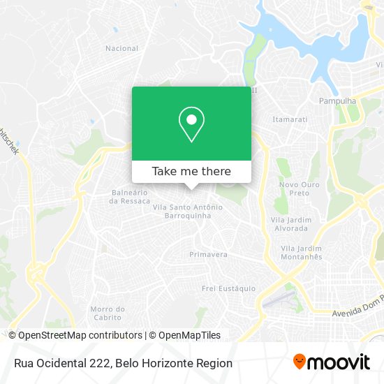 Rua Ocidental 222 map