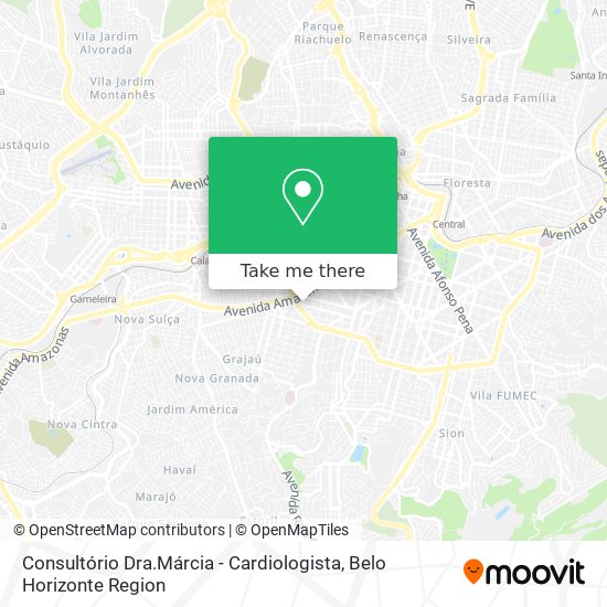 Consultório Dra.Márcia - Cardiologista map