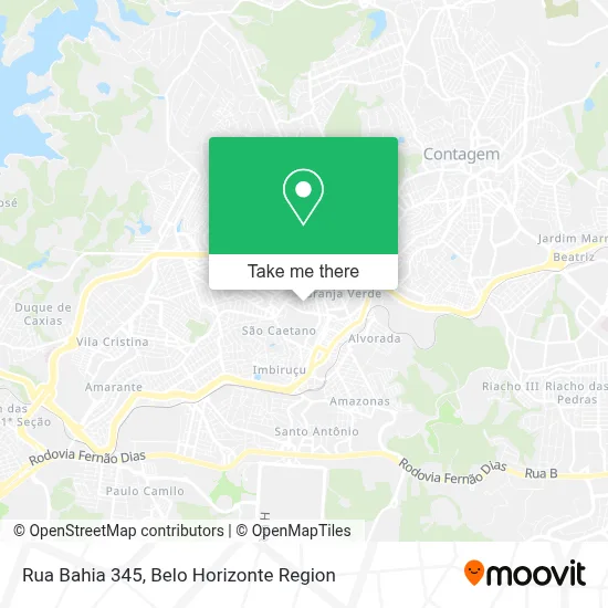 Rua Bahia 345 map