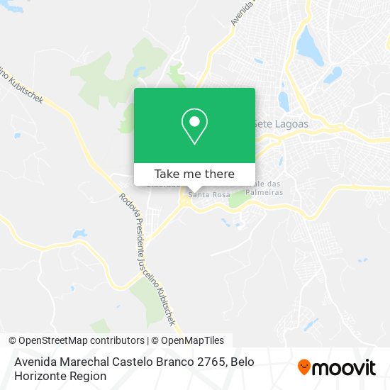 Avenida Marechal Castelo Branco 2765 map