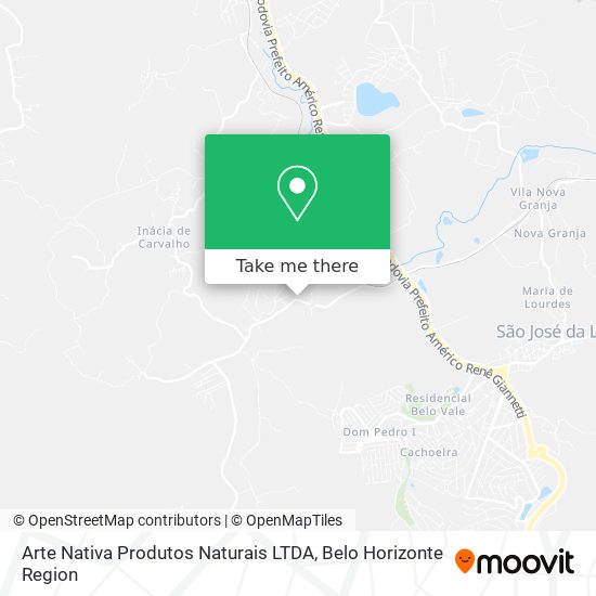 Arte Nativa Produtos Naturais LTDA map