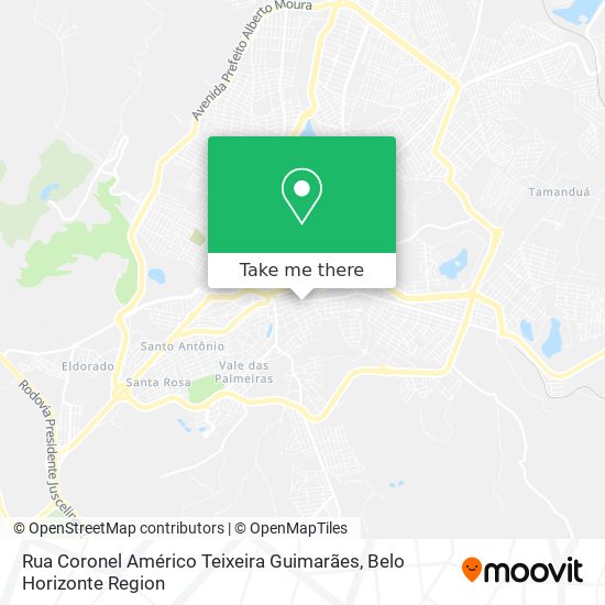 Rua Coronel Américo Teixeira Guimarães map