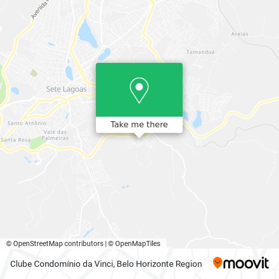 Clube Condomínio da Vinci map