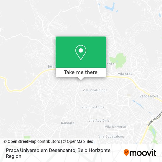 Praca Universo em Desencanto map