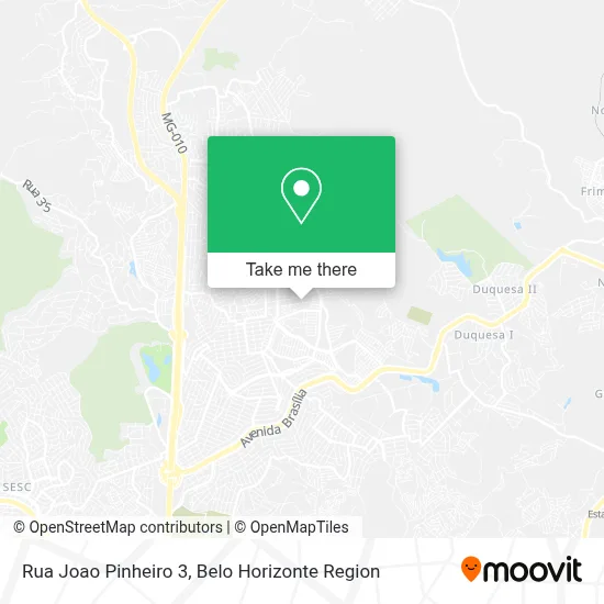 Rua Joao Pinheiro 3 map