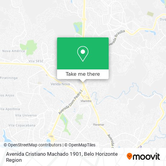 Avenida Cristiano Machado 1901 map