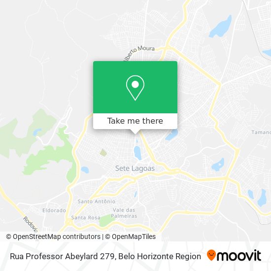 Rua Professor Abeylard 279 map