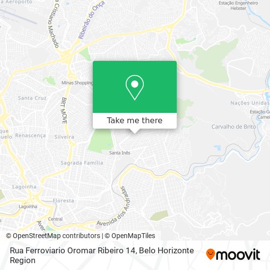 Rua Ferroviario Oromar Ribeiro 14 map