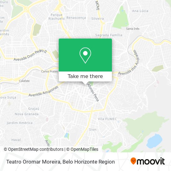 Mapa Teatro Oromar Moreira