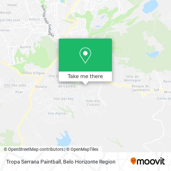 Tropa Serrana Paintball map