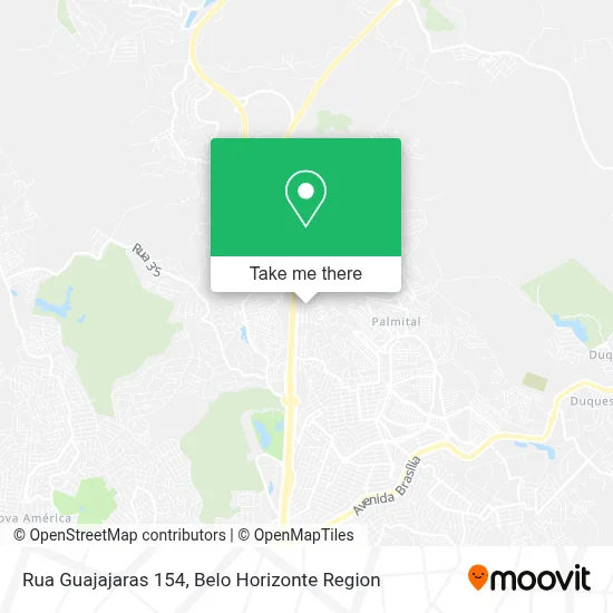 Rua Guajajaras 154 map