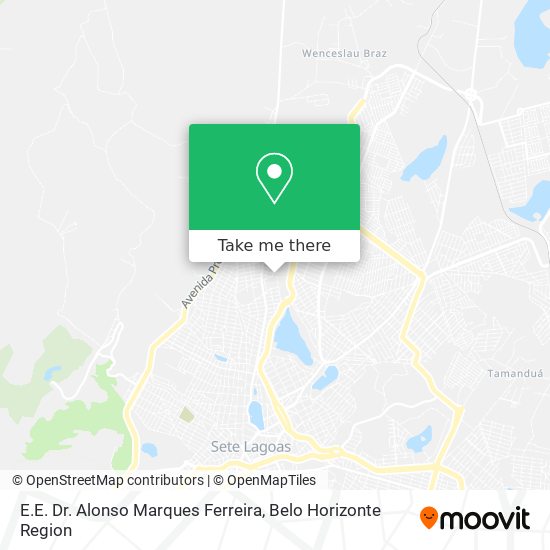 E.E. Dr. Alonso Marques Ferreira map