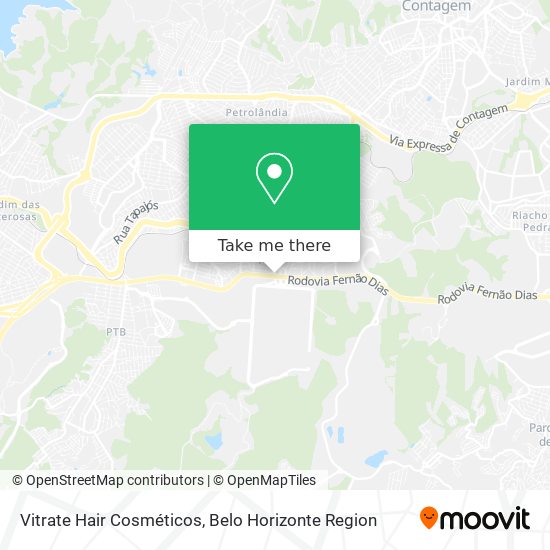 Vitrate Hair Cosméticos map