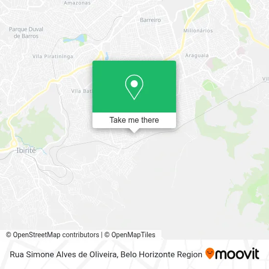 Rua Simone Alves de Oliveira map