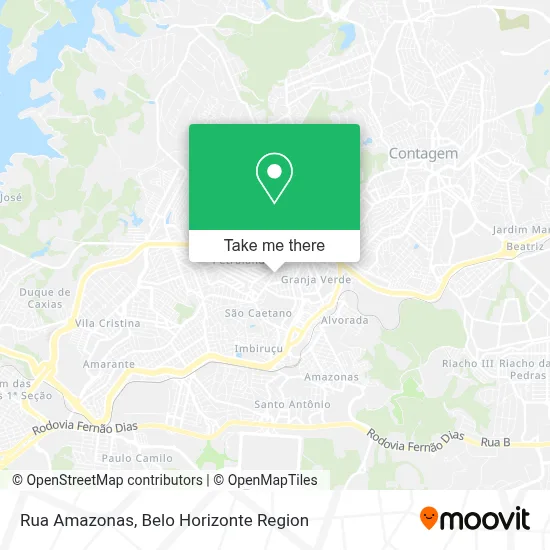 Rua Amazonas map